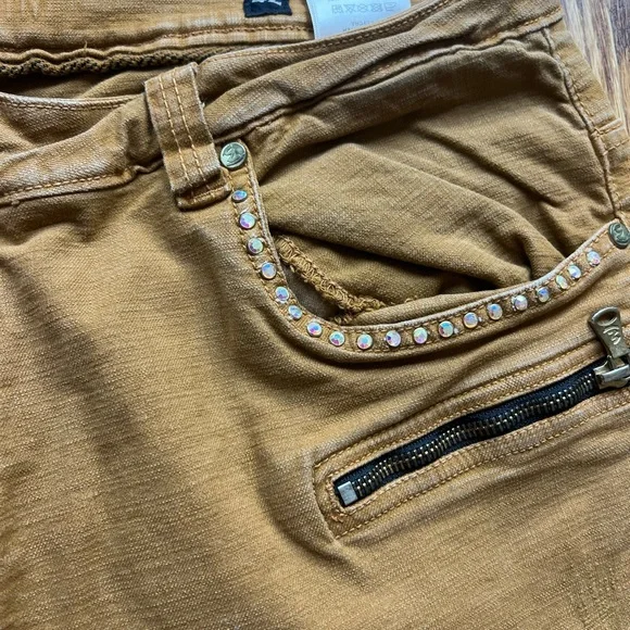 Elite Premium Denim Men's (Orange/brown jeans Size 42x32